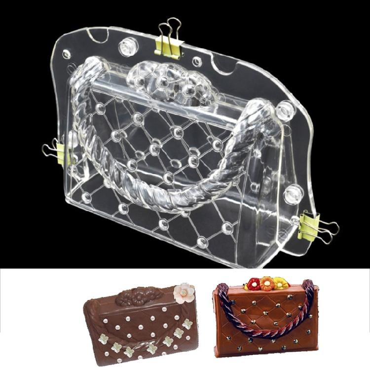Handtaschenförmige Schokoladenform Backwerkzeug für DIY Kuchen Pudding Schokolade Gelee