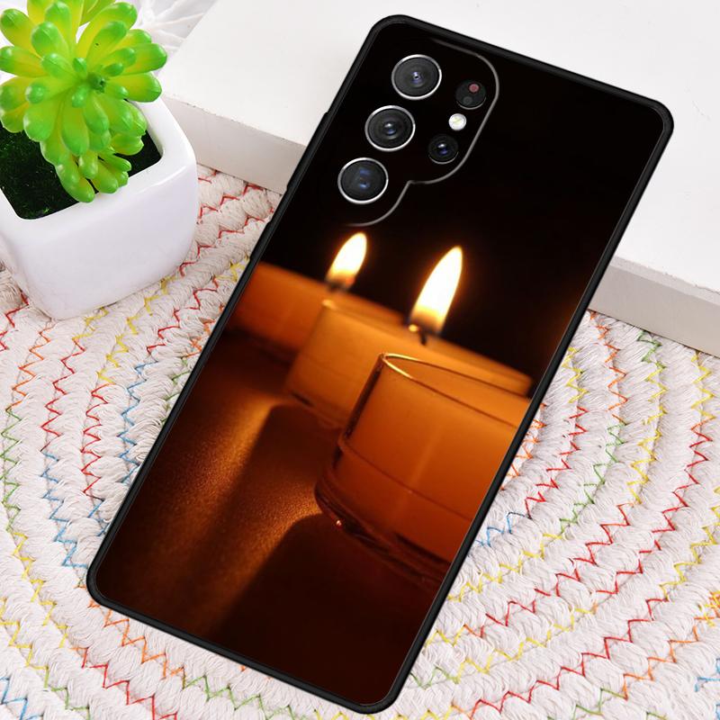 Candle Phone Case for Samsung Galaxy Note 10 Pro S26 Ultra S23 S24 FE S25 S21 S22 PLUS Shockproof Cove