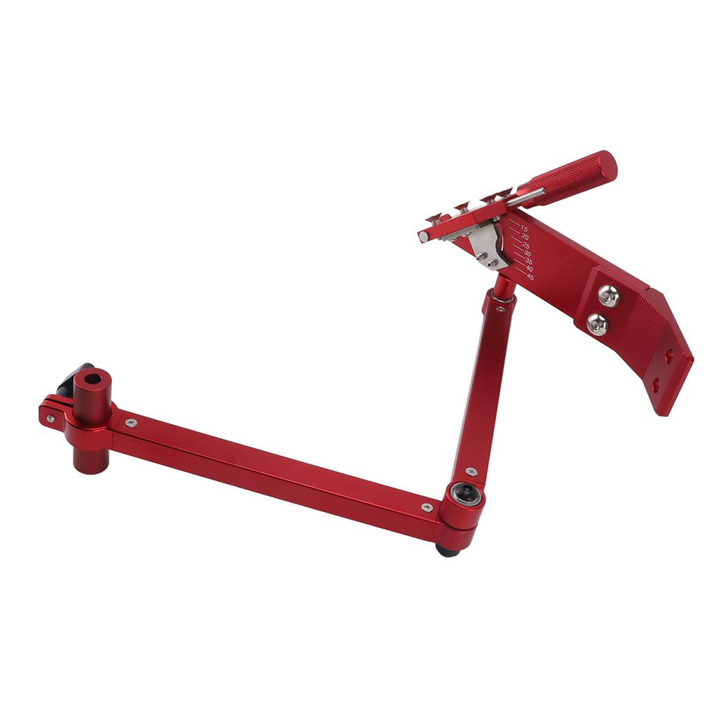 Lawn Mower Blade Sharpener 15 To 45 Degree Adjustable Comfortable Handle for Lawn Mower Blade Red