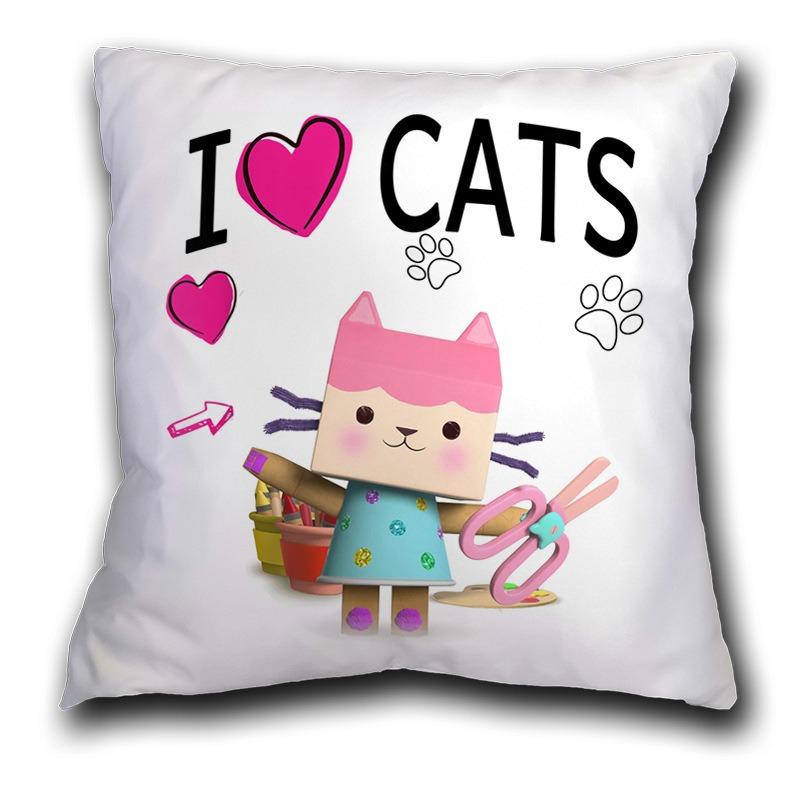 Kids Gabbys Dollhouse Gabby Cats Pillowcase 40x40cm 45x45cm Decorative Pillows 60x60