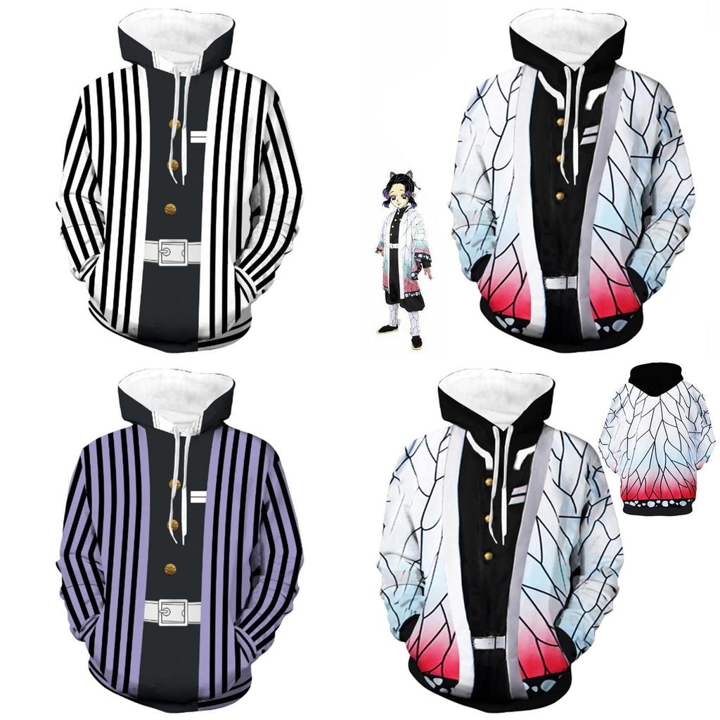 Slayer Kimetsu No Yaiba 3d Hoodie Sweatshirt With Comfortable Soft Material**