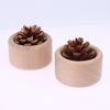 Creative Pine Cone Wood Essential Oil Diffuser Long-Lasting Floral Wooden Essential Oil Diffuser Home Office Car Oil Diffuser