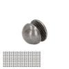 8mm 100 Sets Leather Rivets Kit Portable Small Round Mushroom Shape Hard Alloy Electroplated Decorative Leather Rivets