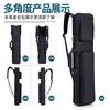 Portable Pool Cue Case Bag With PU Leather Cover Half-Size Storage Billiards Adjustable Padded Shoulder Strap Unisex
