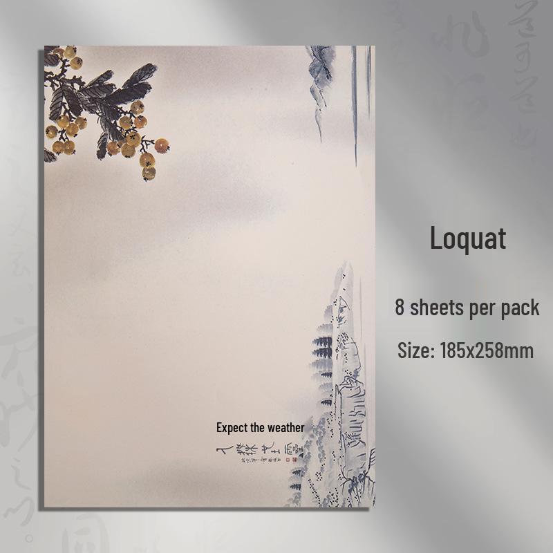 Chinesisches Retro-Stil Kalligraphie Briefpapier – Einfaches & Künstlerisches Schreibwaren zum Üben