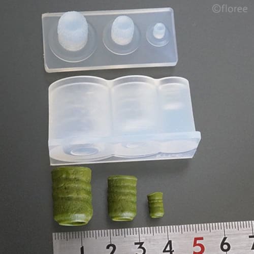 Kamejima Shoten Soft Mold Japanese Teacup (Ceramic Style) Hobby Tool C-779