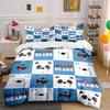 We Bare Bears Cartoon Design Bedding Duvet Cover Set Duvet Cover Pillowcases (1*Duvet Cover 2*Pillowcases, Without Duvet Insert)