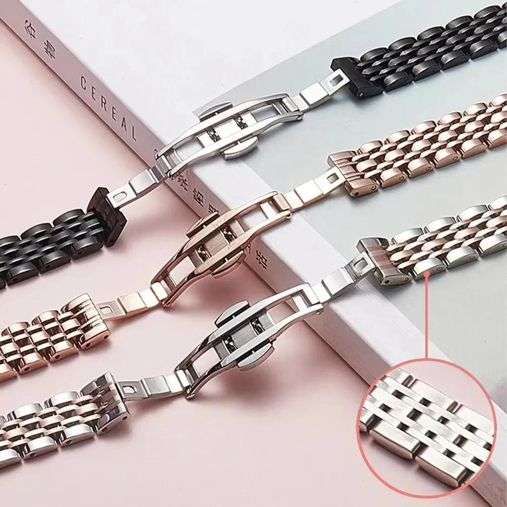 Metal Strap for Apple Watch Series ultra 49mm 45mm 41mm 44mm 46mm 42mm Small waist ladies bracelet iWatch 10 9 8 7 6 5 3 SE Band