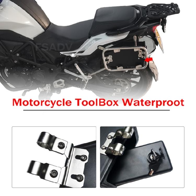 Seiten-Werkzeugkasten Linker Seitenhalter Kasten für R1200GS Adventure R1250GS LC ADV TRK502