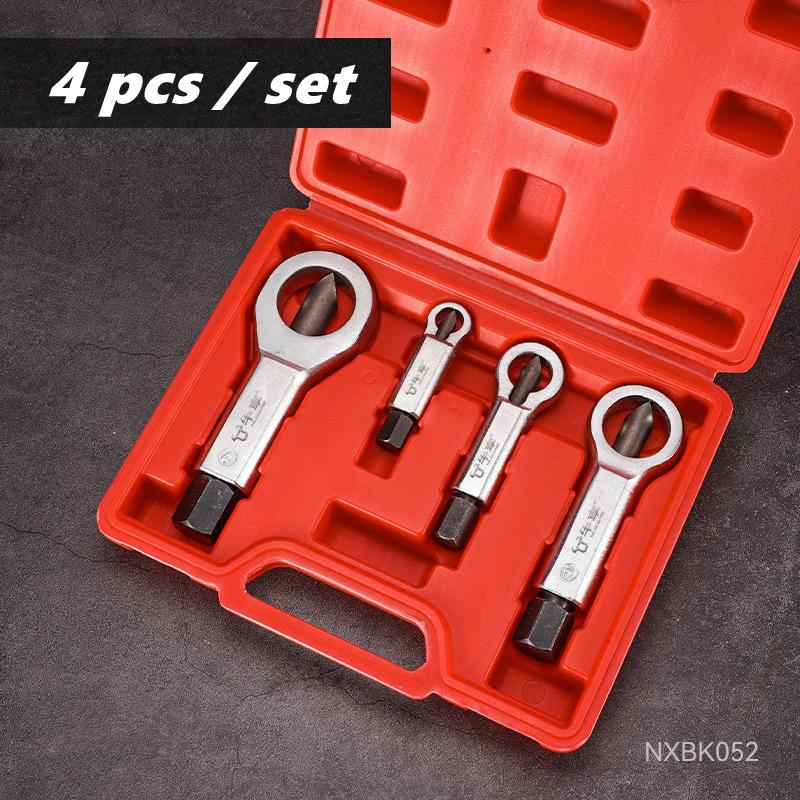 Heavy-Duty Nut Screw Splitter Set Remover Tools Nut Breaker Tool Durable Portable Manual Remover Extractor Hand Splitting Tool