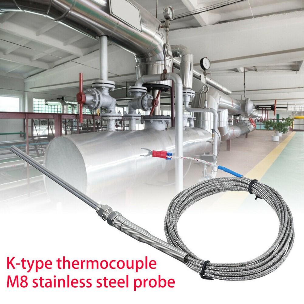 Tepelně odolný termočlánkový senzor typu K z nerezové oceli s 5mm sondou