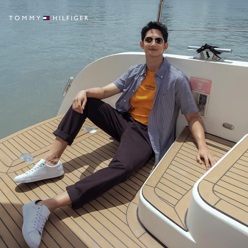 Tommy Hilfiger Men's Classic Straight Fit Stretch Trousers