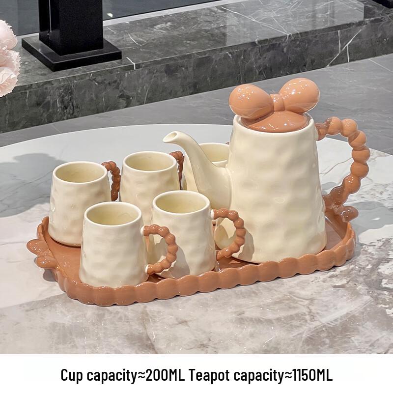 Naijiang Cream Style Ceramic Drinking & Tea Set