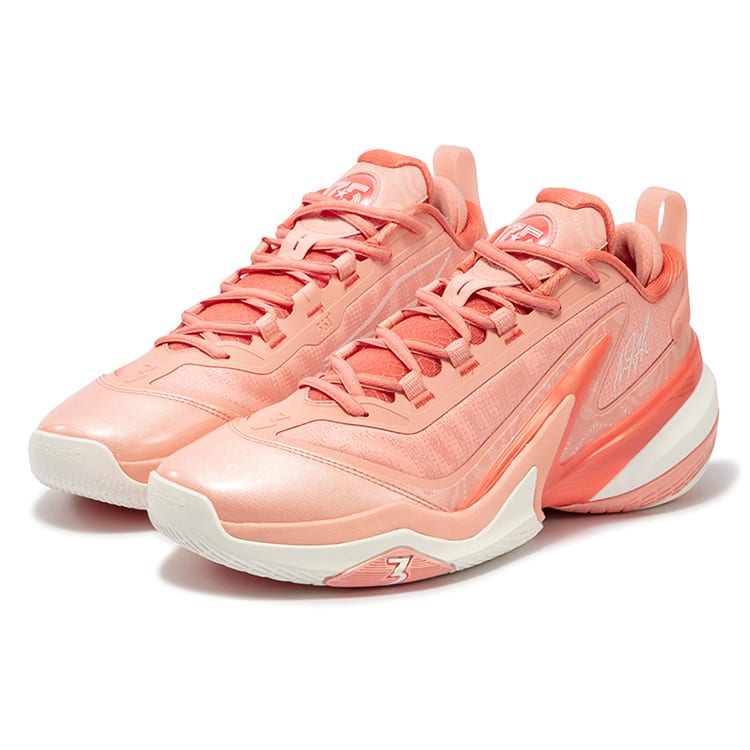 361 AG 5 Low top Basketball Shoes Men's Orange Red 572441112-3