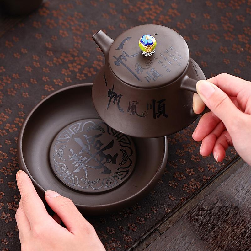 New raw ore purple sand kung fu tea set gift customer leadership business company high-end gifts