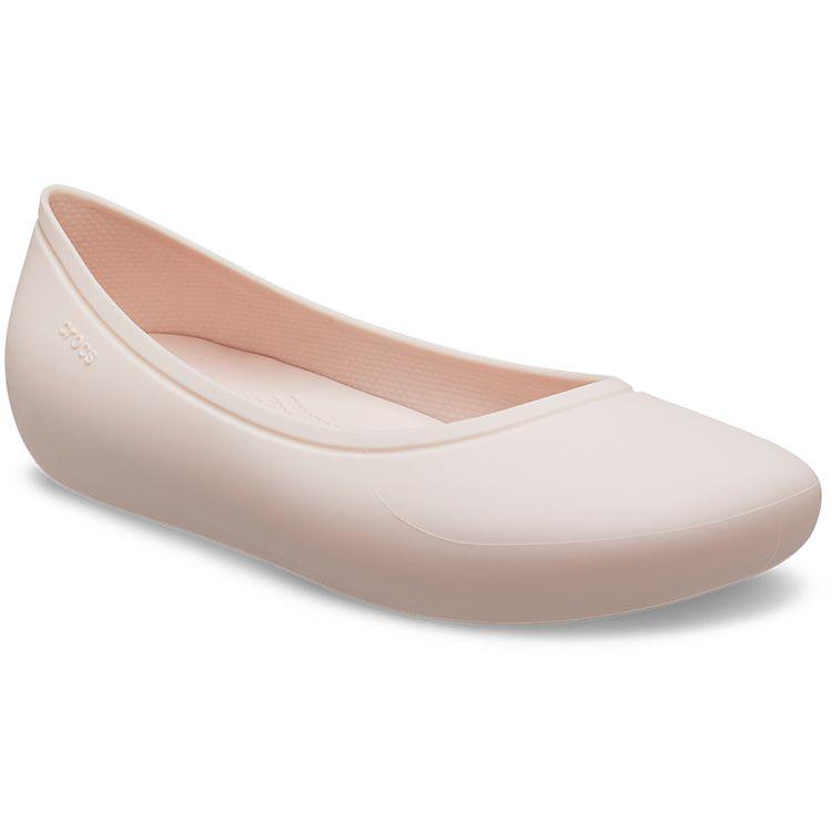 Crocs PU Casual Versatile Womens Slip-On Shoes Quartz Pink Women slip-on shoes 209384-6UR