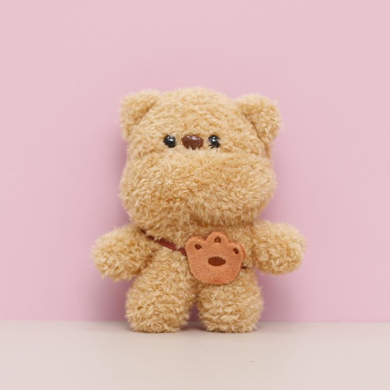 Plush Teddy Bear Keychain Pendant - Wedding Toss or Claw Machine Doll Gift