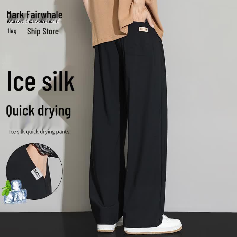 MARK FAIRWHALE Men s Ice Silk Casual Pants XL