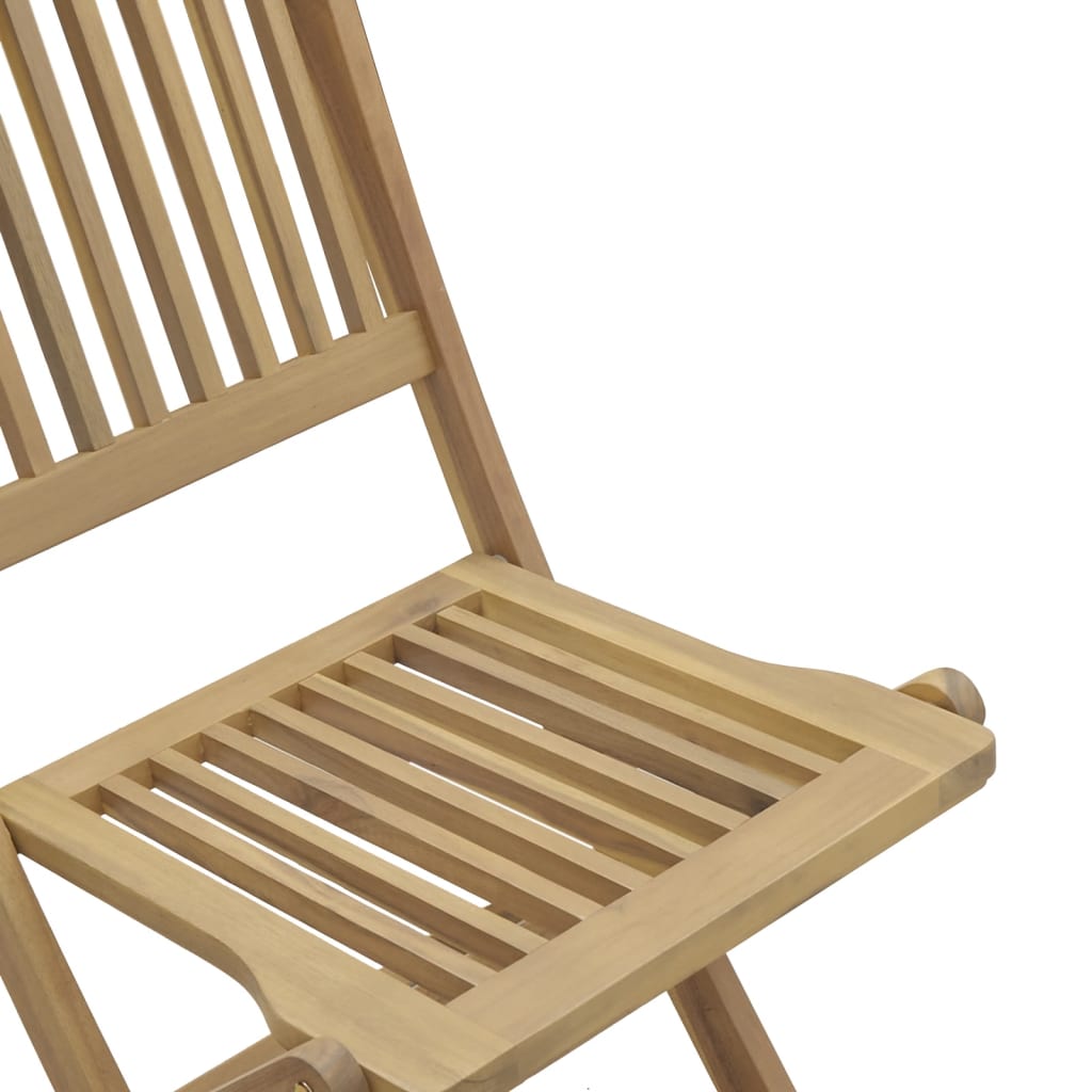 5 Piece Garden Dining Set Solid Acacia Wood