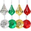 Faceted Christmas Tree Ornament Plastic Faceted Tree Ornament  Window Hanging Decor