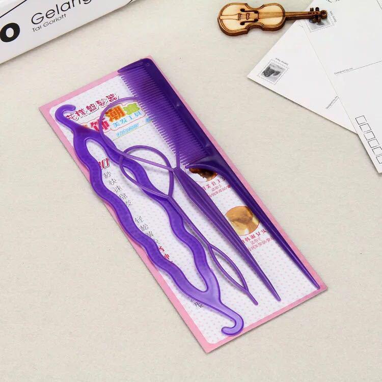 Versatile Updo Styling Tool & Pick Comb for Kids