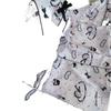 Goodnight Sleepy Cat: Women's Autumn/Winter Ice Silk Pajamas - Cartoon Kitten Print, Long Sleeve & Pants Set