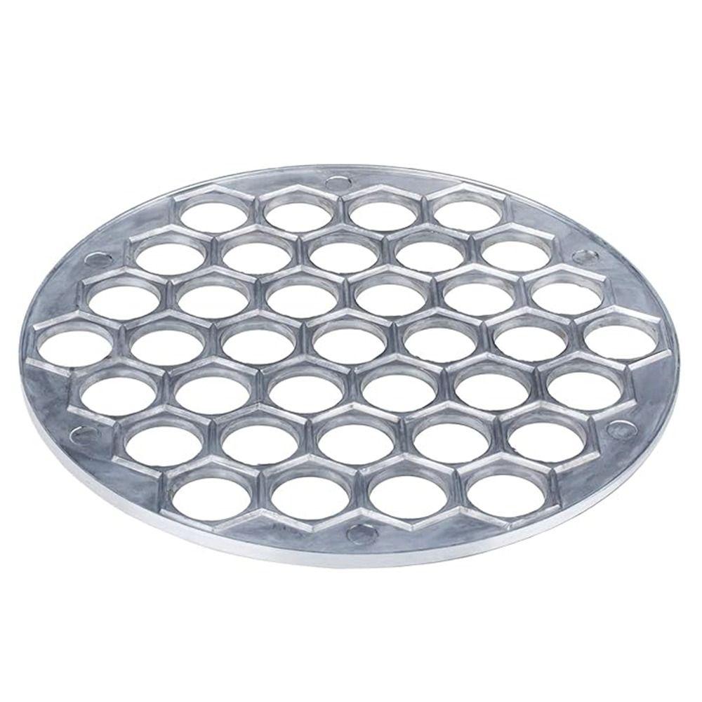 

Круглая форма для пельменей 37 отверстий Формы для пресса для пельменей Кухонный пресс для теста Кухонные принадлежности серебряный