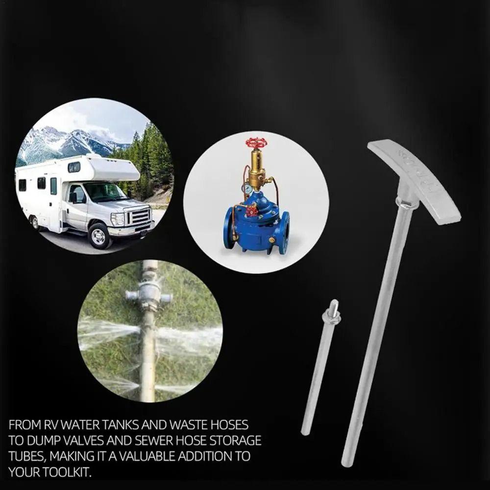 Replace Waste Valve Handles Kits T Handle RV Dump Valve RV Sewer Valve Handle  Recreational Vehicle