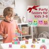 12/24 Rainbow Magic Springs Circle Toys Kids Birthday Party Favors Guests Giveaway Small Gifts Pinata Fillers Flexible Funny Toy