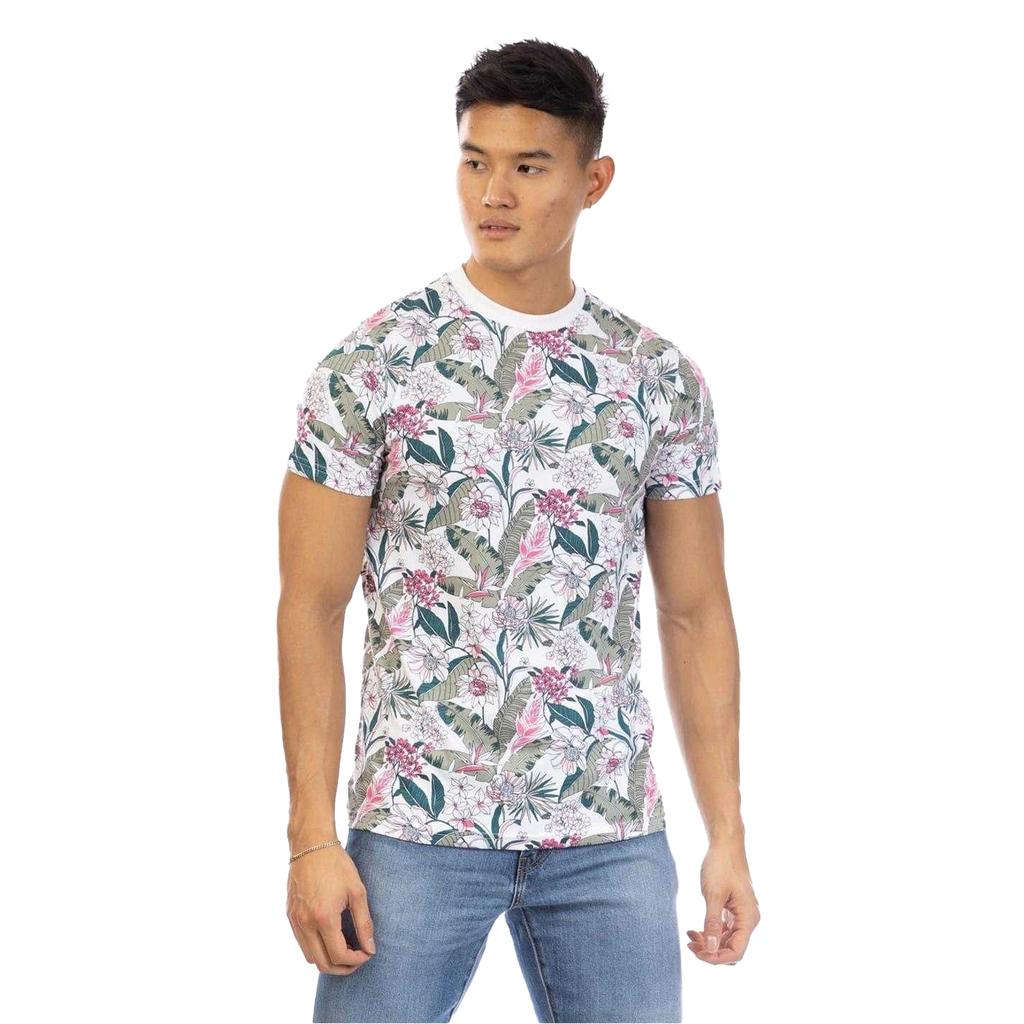 Peter Werth Mens Leckonby Floral T-Shirt