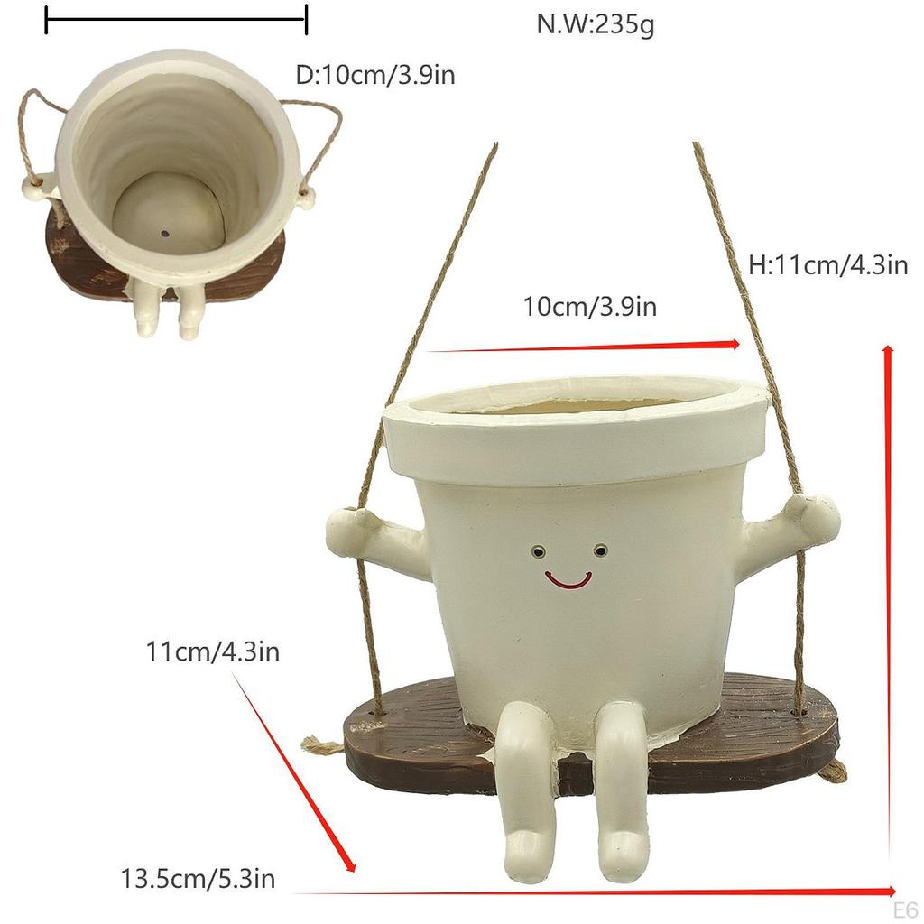 Adorable Cartoon Flower Pot for Home Decor