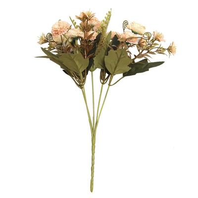 11 Head Artificial Flowers Carnation Bouquet Carnation Home Wedding Decor