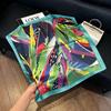 New old money wind chain neck scarf women's commuting versatile soft silk scarf neck protection shawl outer scarf