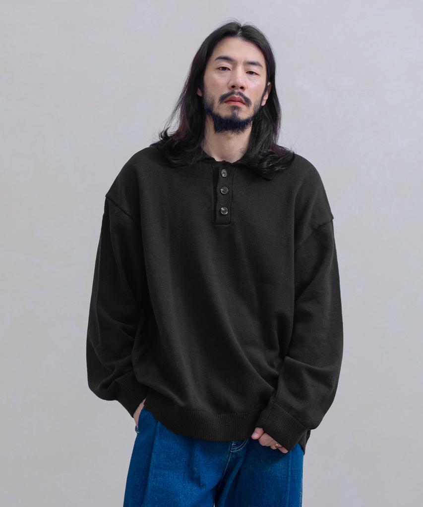 RUGGED HOUSE Newport Classic Collar Knit 3 Colors