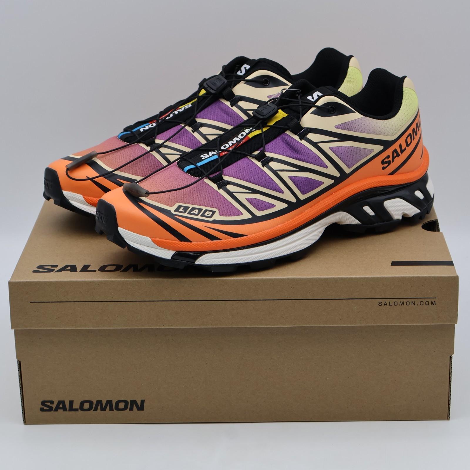 L49154300 Salomon XT-6 BLACK ALMOND CREAM