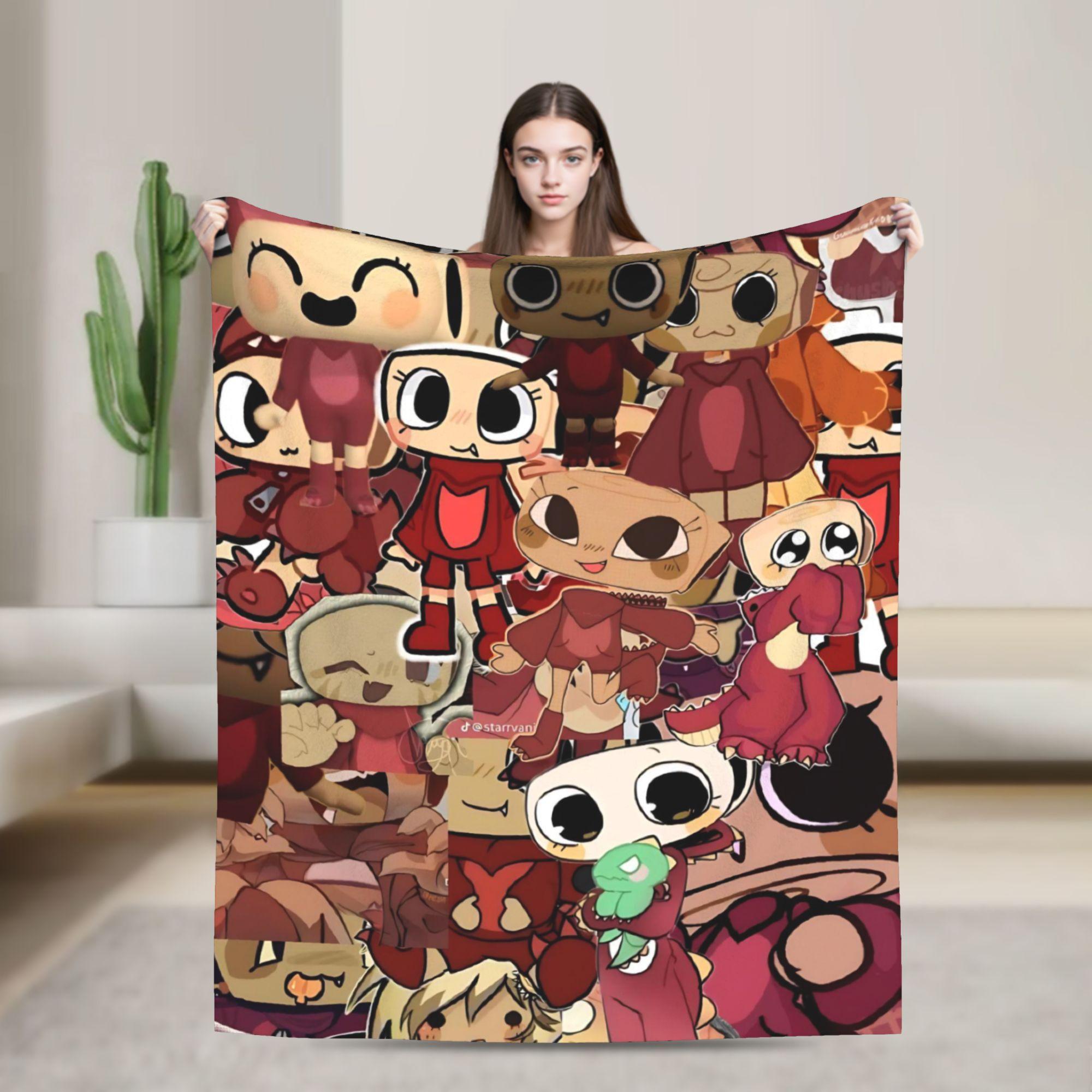 

Dandys World Shelly Flannel Blanket Super Warm Bedding Throws for Outdoor Airplane Travel Print Bedspread Sofa Bed Cover 30x40in