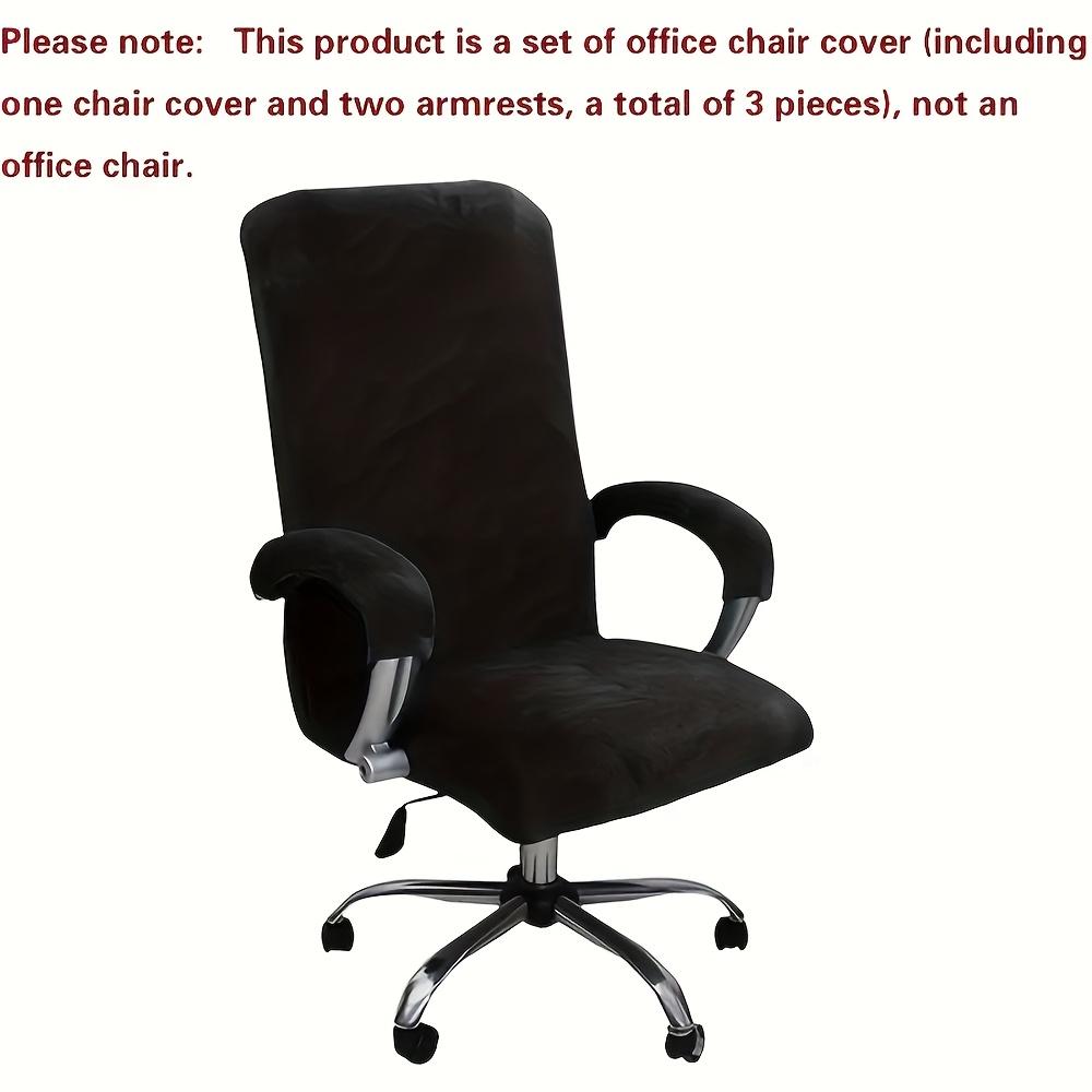 1PC XL Velvet Office Computer Desk Chair Covers Armchair Protector Elastic Cafe Cinema Armchair Case Removable Office Chair
