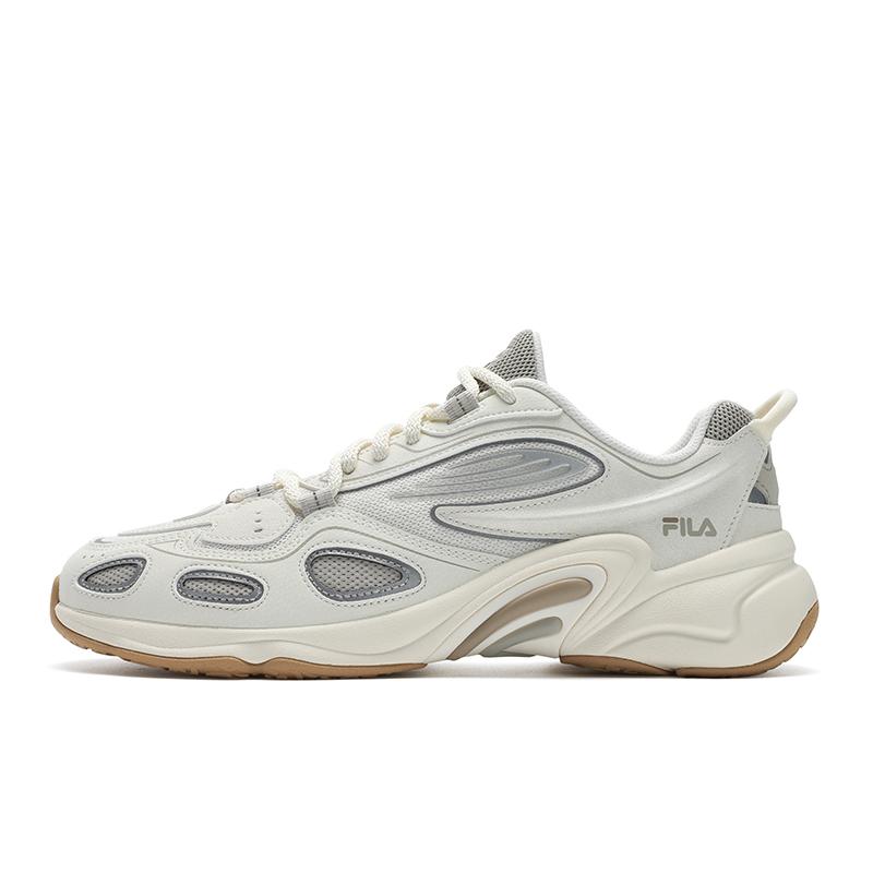 Fila Blur 2025 Fashion Versatile Comfortable Simple Sports Breathable Lightweight Low-Top Casual Shoes Men Sneaker White Silver F12M532120FGT