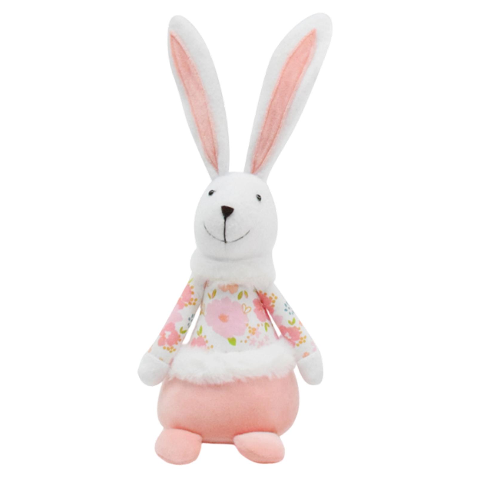

Easter Plush Bunny Doll, Handmade Fabric Cute Bunny Ornament, Soft Plush Toy, Home Decor, Easter Gift, Children S Comfort Doll One Size