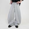 Wide Leg Loose Fit Sweatpants Men Women Solid Color Casual Trousers Trendy Street Style
