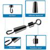 30PCS Fishing Bearing Swivels Ball Bearing Swivel Solid Rings Fishing Connector Ocean Boat Quick Fast Link Connector