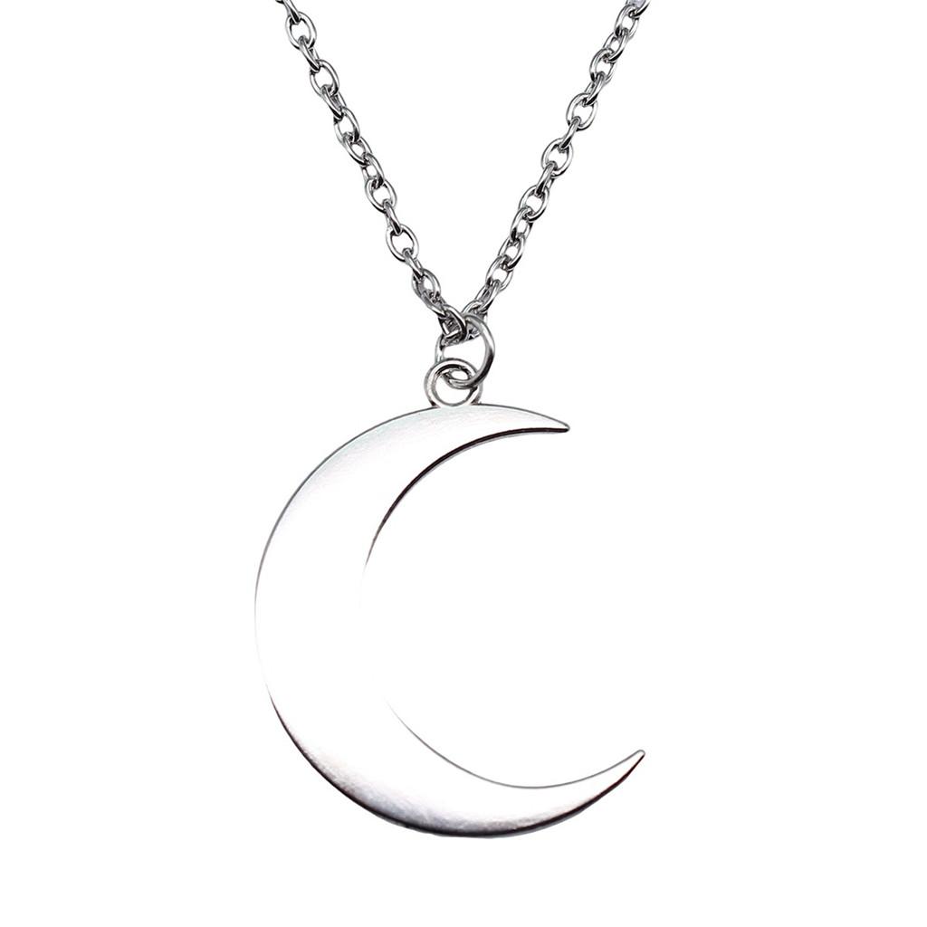 Pentagram keltisk knut hänge stjärna Halsband måne sol Smycken Amulett hantverk 45 cm eller 70 cm lång kedja