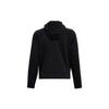 Under Armour Rival Mesh Logo Fleece Lined Hooded Jacket Women Jackets Black 1365845-001