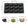 Food Grade Silicone Mousse Cake Mold 6/12-Cell DIY Soap Mold Silicone Mold  Dessert Making