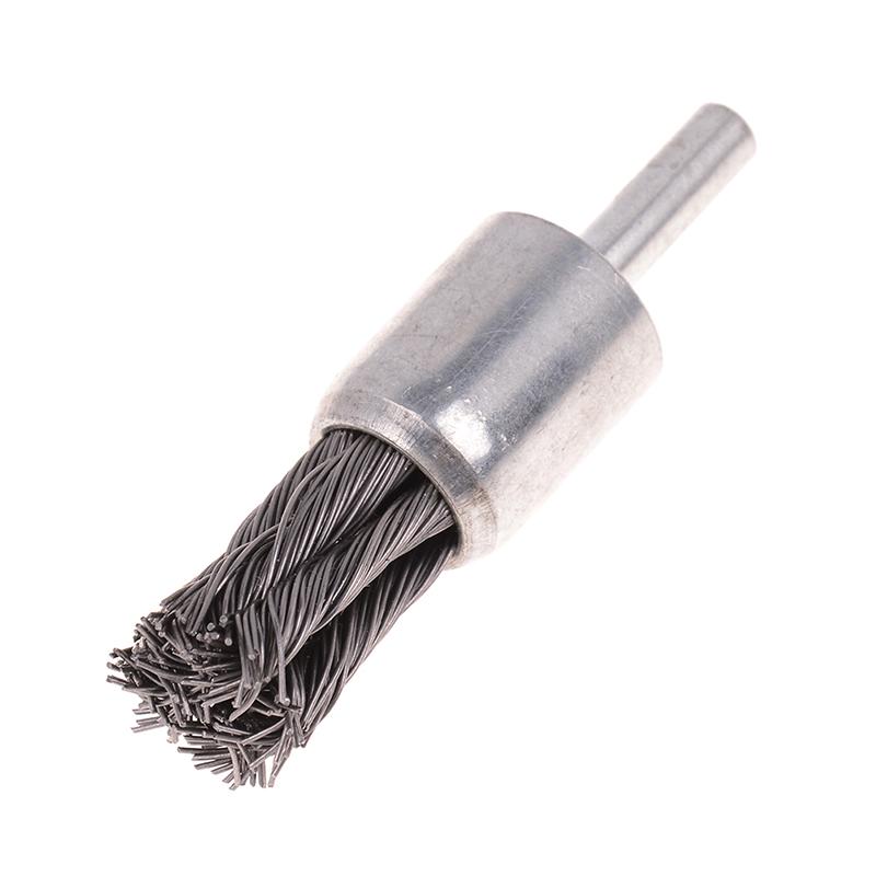 20Mm Wire Knot End Brush Stainless Steel With 1/4" Shank For Grinder