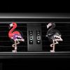 Diamond Flamingo Clips Perfume Car Air Outlet Aromatherapy Clip Perfume Clip Air Freshener Clip Auto Interior Accessories