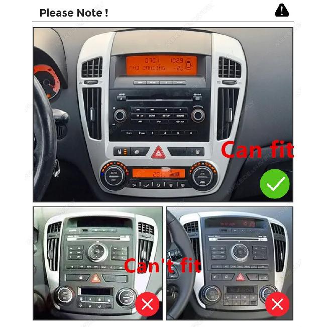 7inch Android 15 For KIA CEED 2007 2008 2009 Wireless Carplay Auto Car Radio Multimedia Player Audio GPS Navi Stereo Screen WIFI