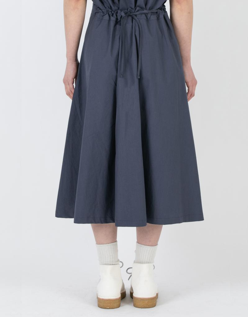 Beonadeumiljeu Oblong Pleated Skirt - Navy
