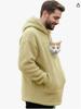 2025 Unisex Trendy Coral Fleece Hooded Sweatshirt - European & American Style, Warm & Casual