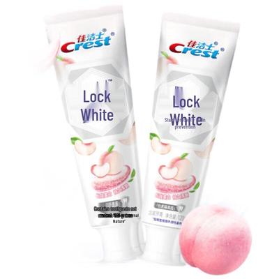 Crest Two-Color White Peach Toothpaste